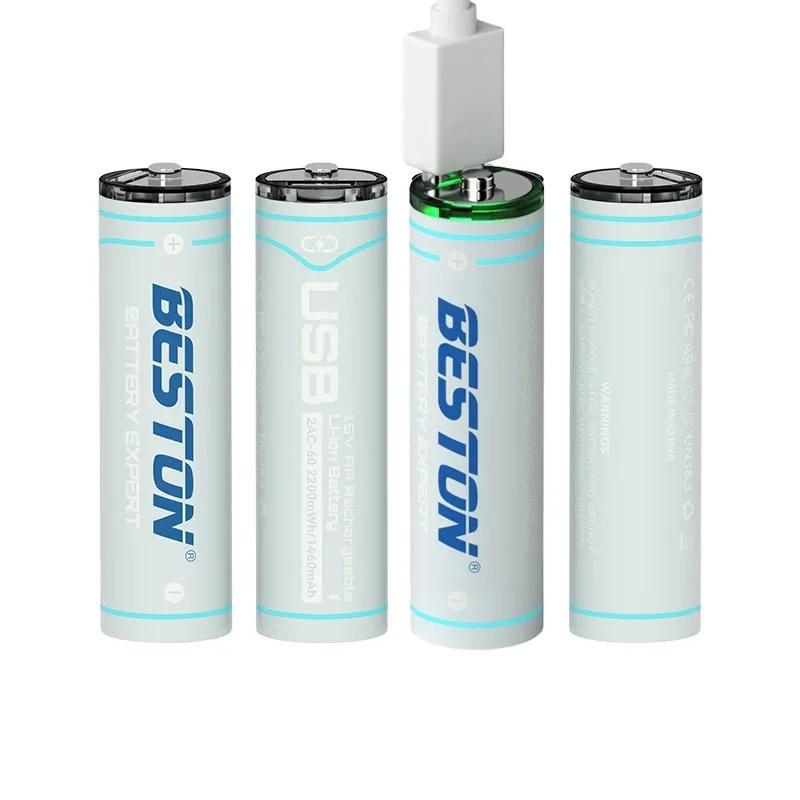 Beston Pilhas Recarregavel AA USB-C PACK-4 (2200mWh)