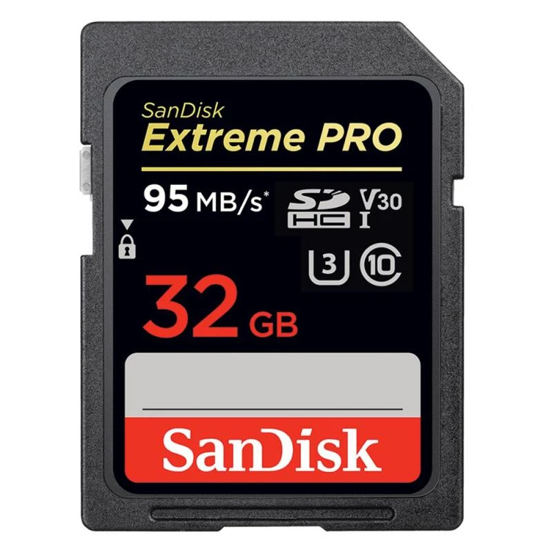 Memoria SD SanDisk Extreme Pro 32GB 95-90 MB/S U3 V30