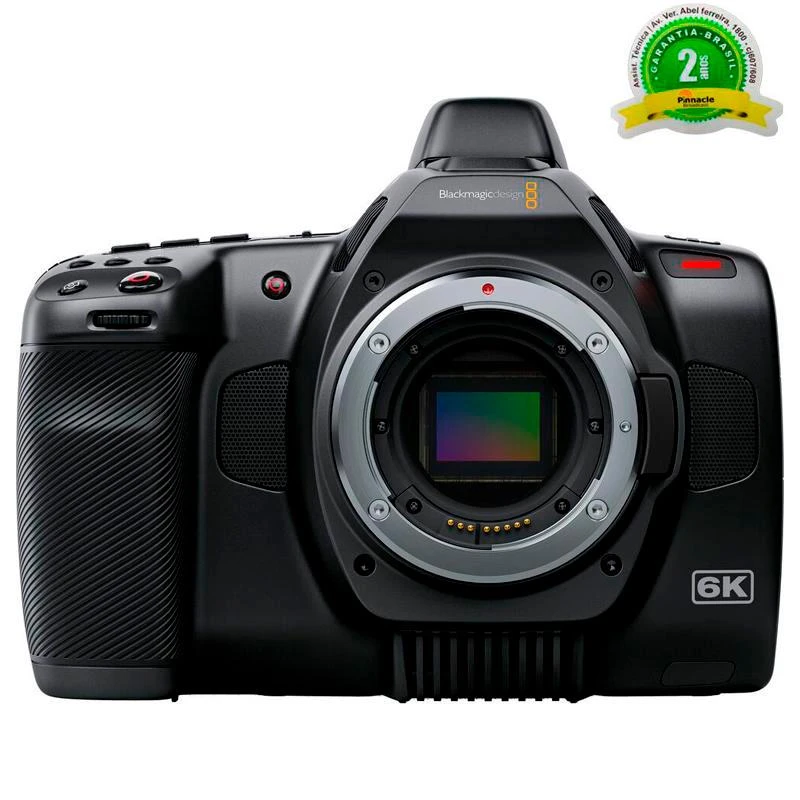 Câmera Blackmagic Design Pocket Cinema 6K G2 (Corpo) (2 anos de garantia em Brasil)