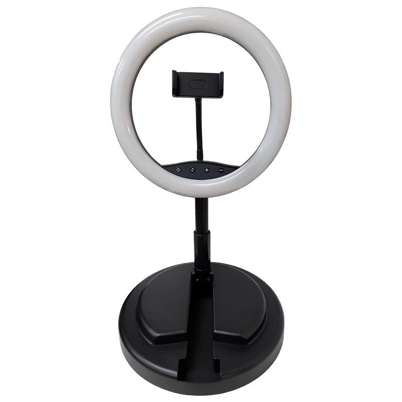 Aro Led 30CM Con Base / Preto