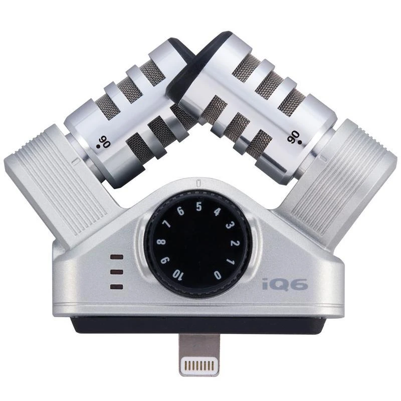 Microfone Zoom IQ6 X/Y Estéreo P/Iphone