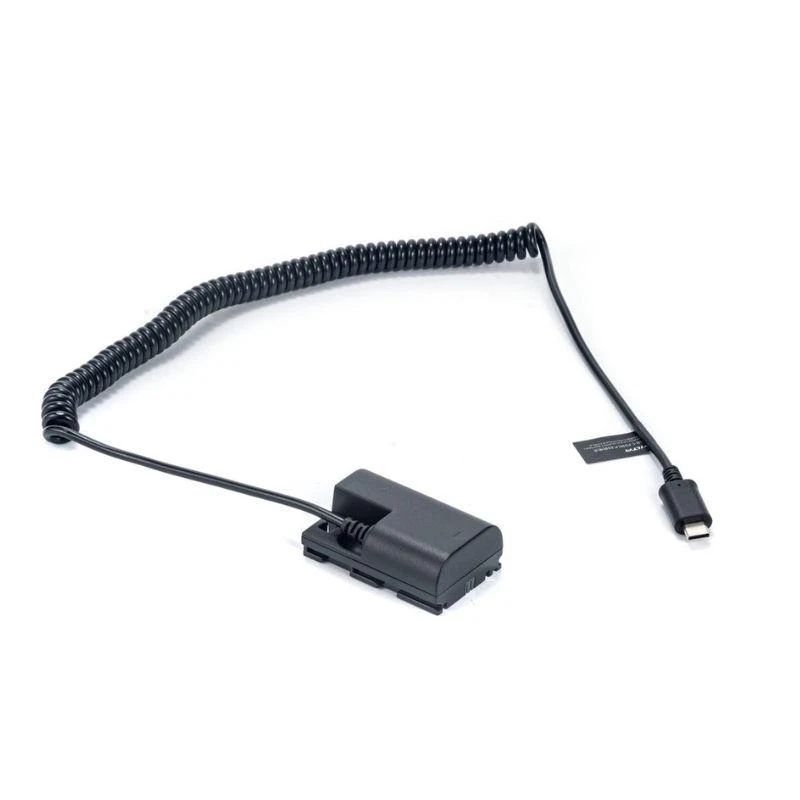 Tilta Canon LP-E6 Dummy Battery To Usb-C Pd Power Cable - DB-LPE6-USBC