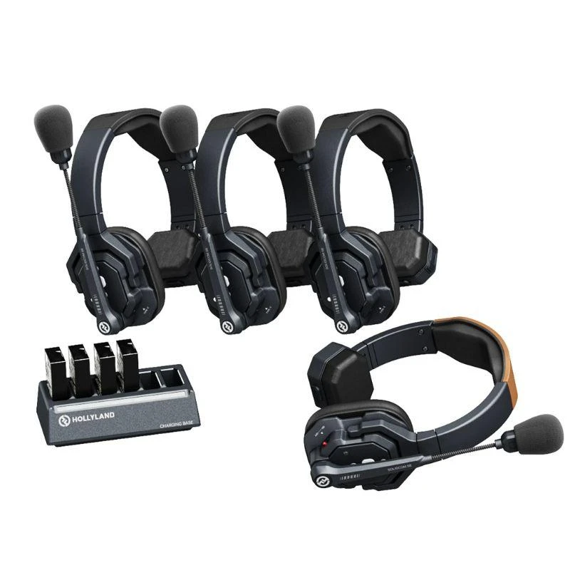 Sistema de Intercomunicação Intercom Hollyland Solidcom Se - 4S (Global Version 2.4G)