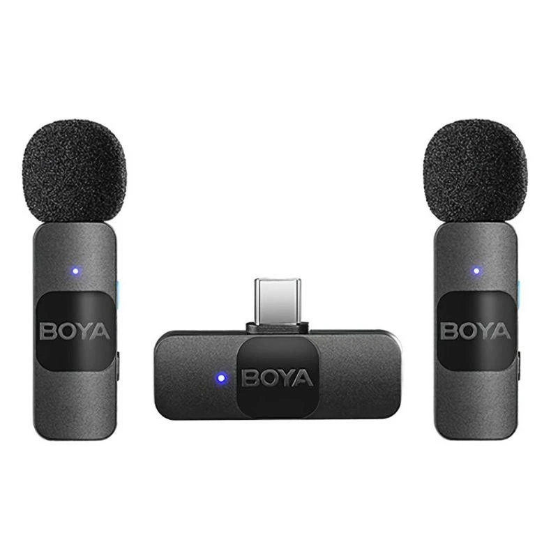 Micrófone Inalámbrico Boya BY-V20 (2TX+1RX)