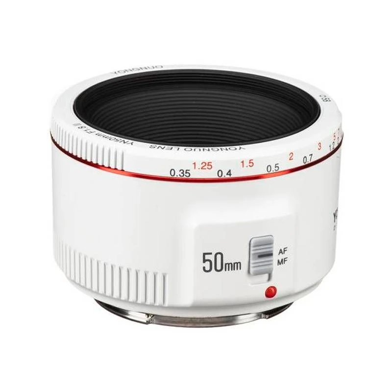 Lente Yongnuo YN 50MM F/1.8 II AF/C EF (Branco)