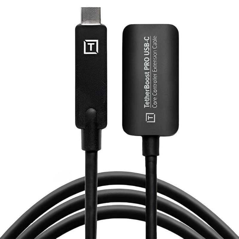 Cabo de Extensão USB-C Tether Tools TetherBoost Pro 10 Gbps para Câmera - Preto 4,6 metros (TBPRO3-BLK)
