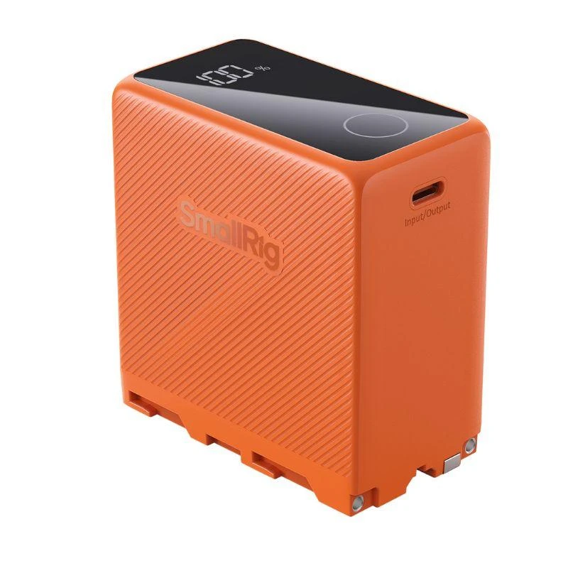 SmallRig NP-F970 Usb-C Rechargeable Camera Battery (Orange) (4576) (10500mAh)