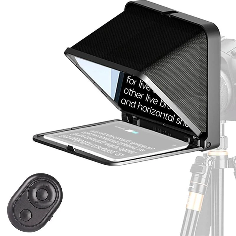 Teleprompter Plegable LENSGO TC7 7.9  Para Smartphone / Tablets 