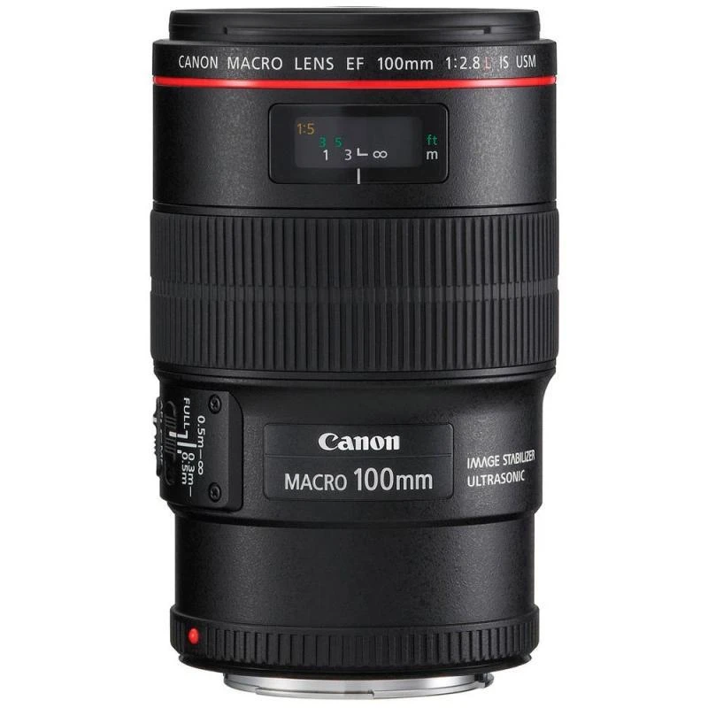 Lente Canon EF 100MM F2.8 Marco IS USM 