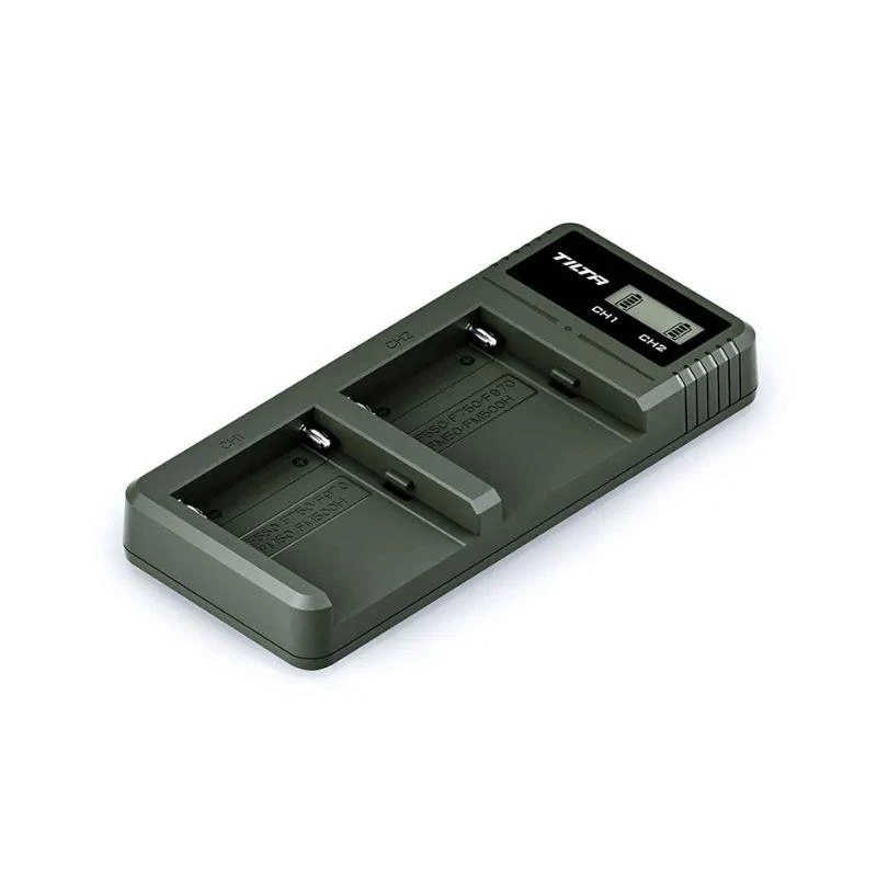 Tilta Battery Charger For L-Series/NP-F (2 Channel) - Green - TBC-LS-G